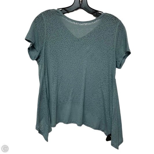 Athletic Top Short Sleeve By Lululemon In Blue, Size: S