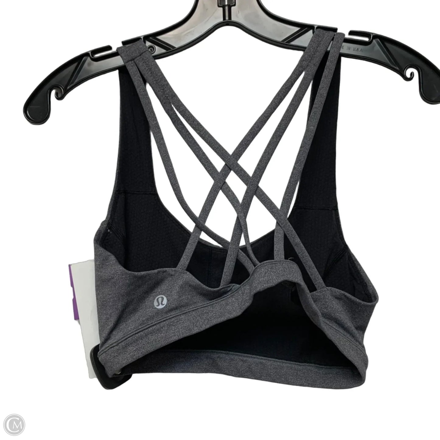 Athletic Bra By Lululemon In Grey, Size: S