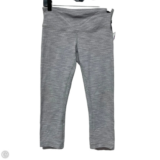 Athletic Capris By Lululemon In Grey, Size: S