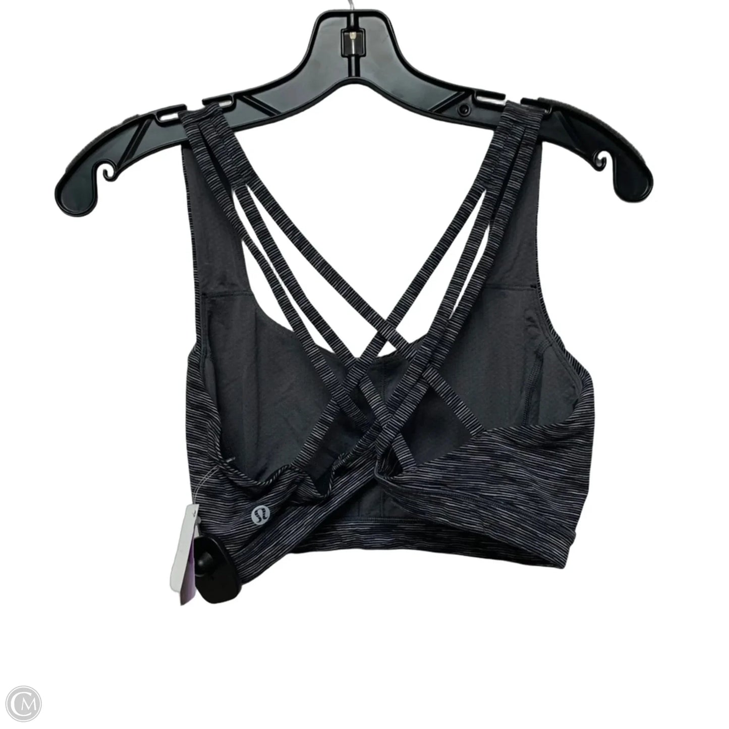 Athletic Bra By Lululemon In Grey, Size: M