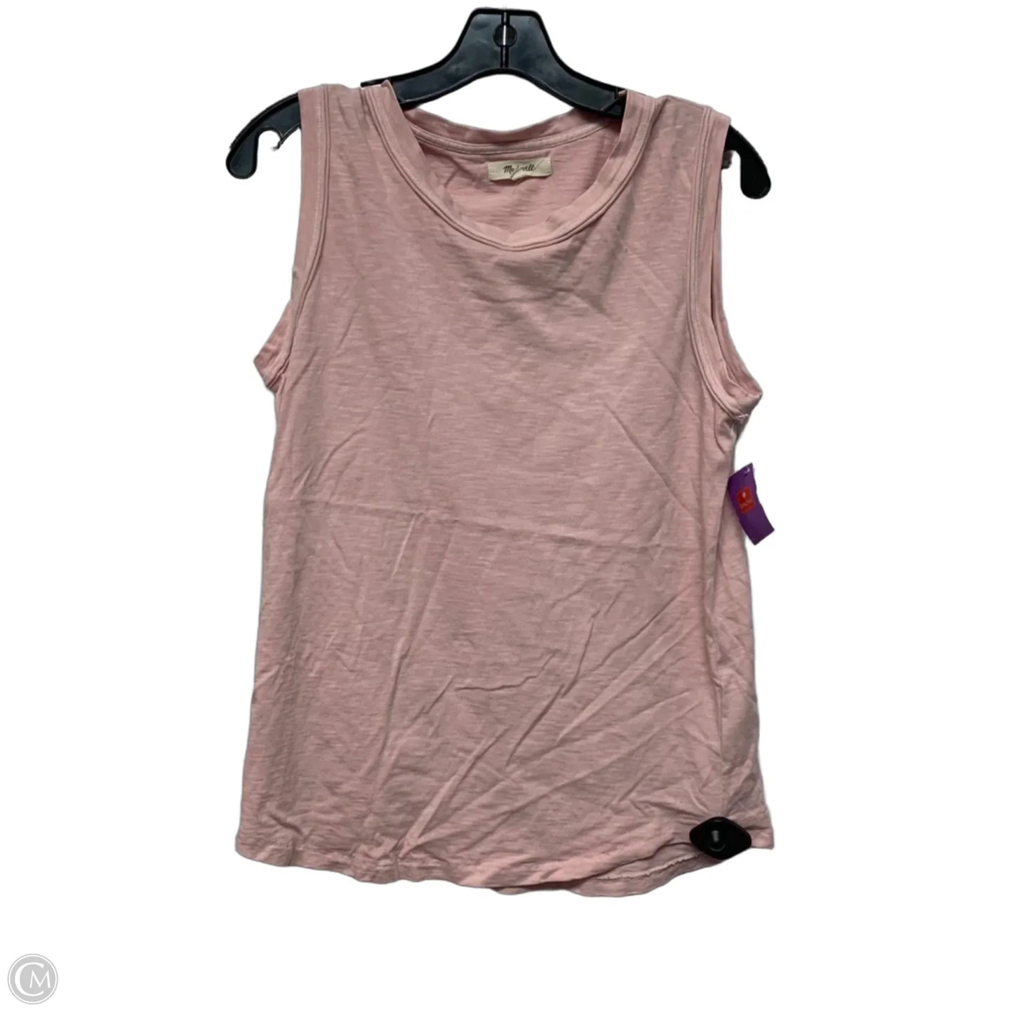 Top Sleeveless Basic By Madewell In Pink, Size: S