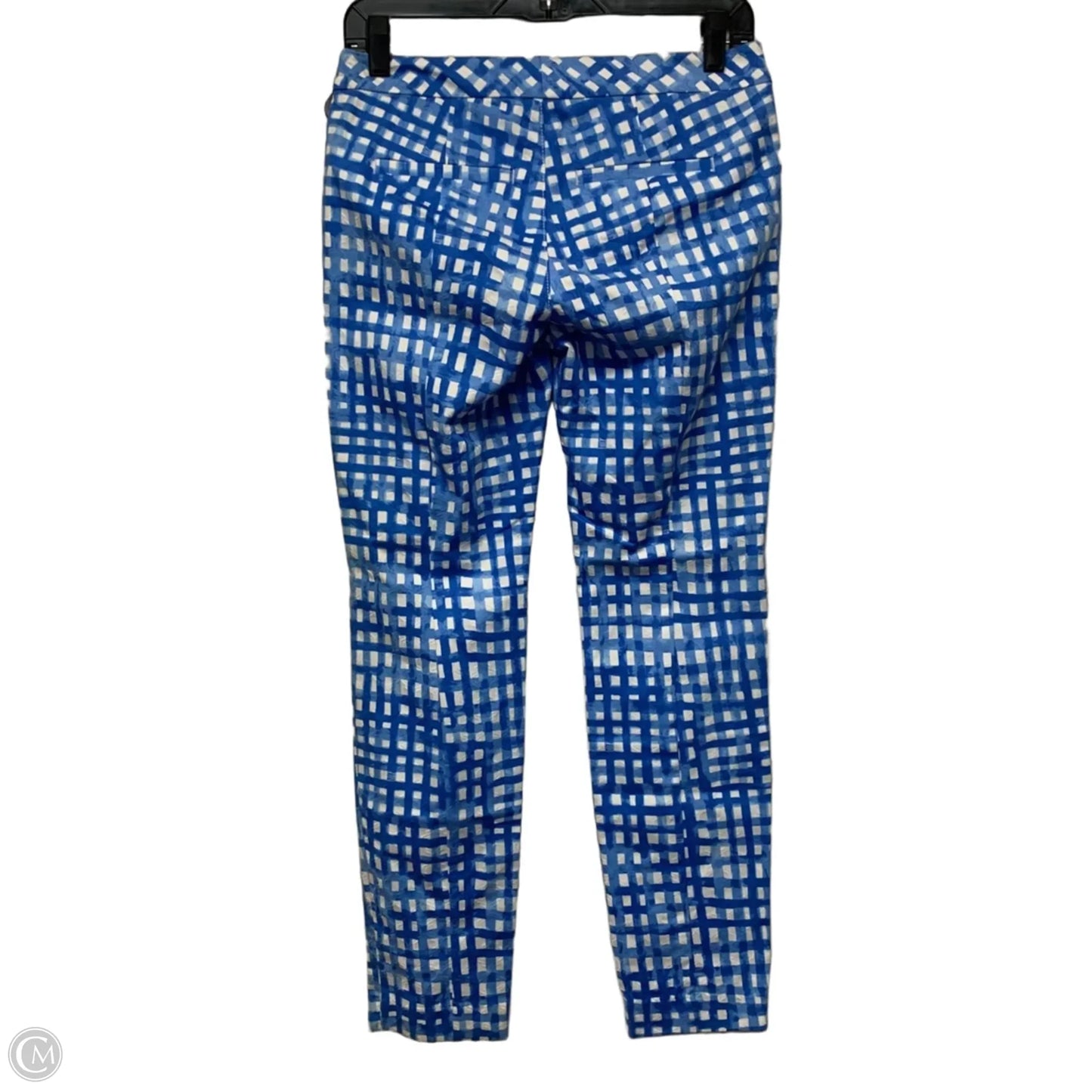 Pants Designer By Lilly Pulitzer In Blue & White, Size: 2