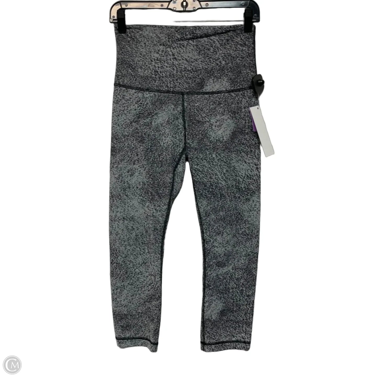 Athletic Leggings Capris By Lululemon In Grey, Size: M