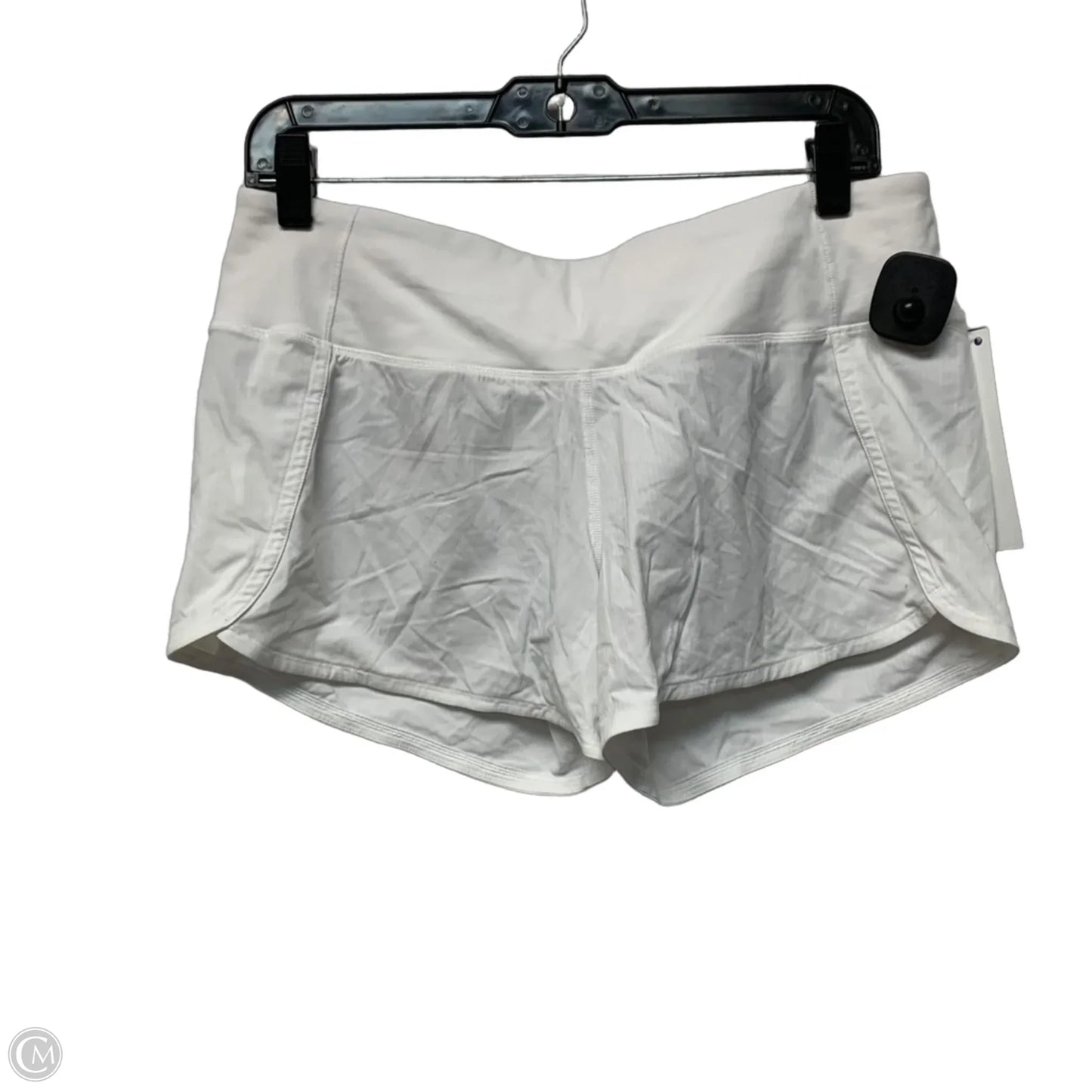 Athletic Shorts By Lululemon In White, Size: M