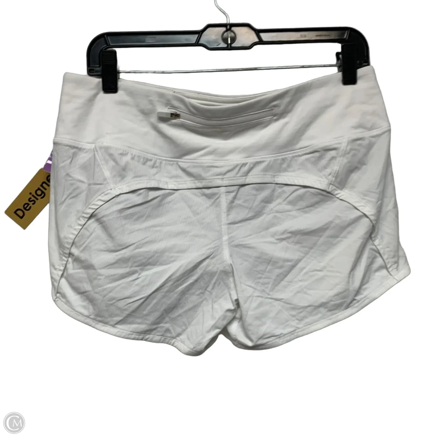 Athletic Shorts By Lululemon In White, Size: M