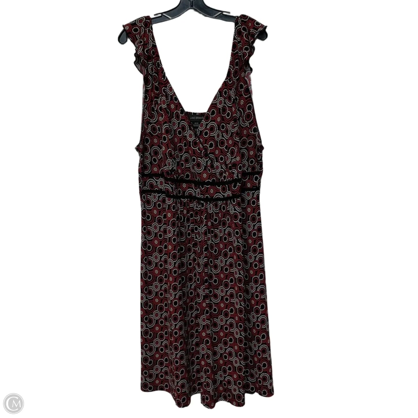 Dress Casual Short By Lane Bryant In Black & Red, Size: 3x