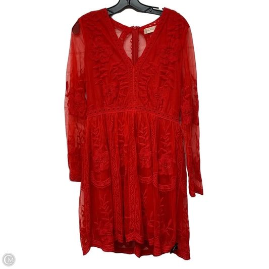 Dress Casual Short By Altard State In Red, Size: L