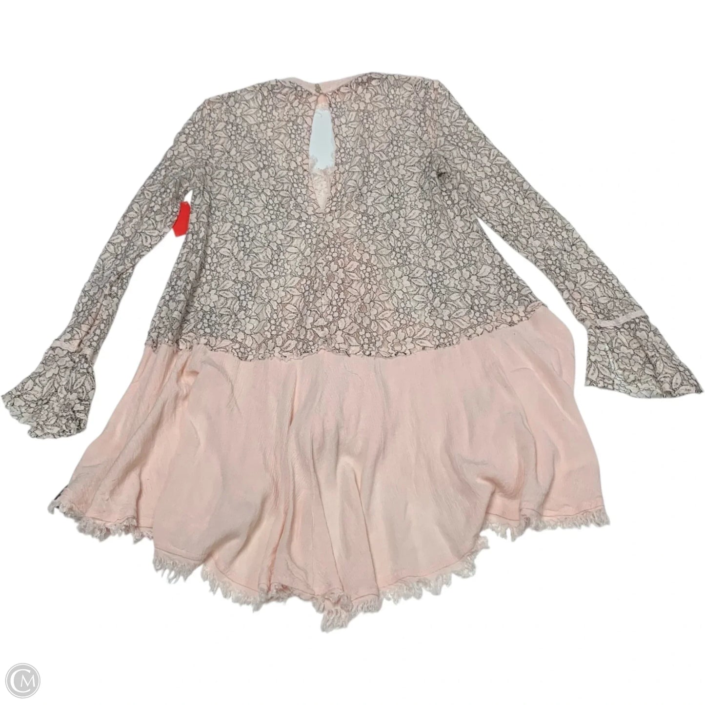 Tunic Long Sleeve By Free People In Pink, Size: Xs