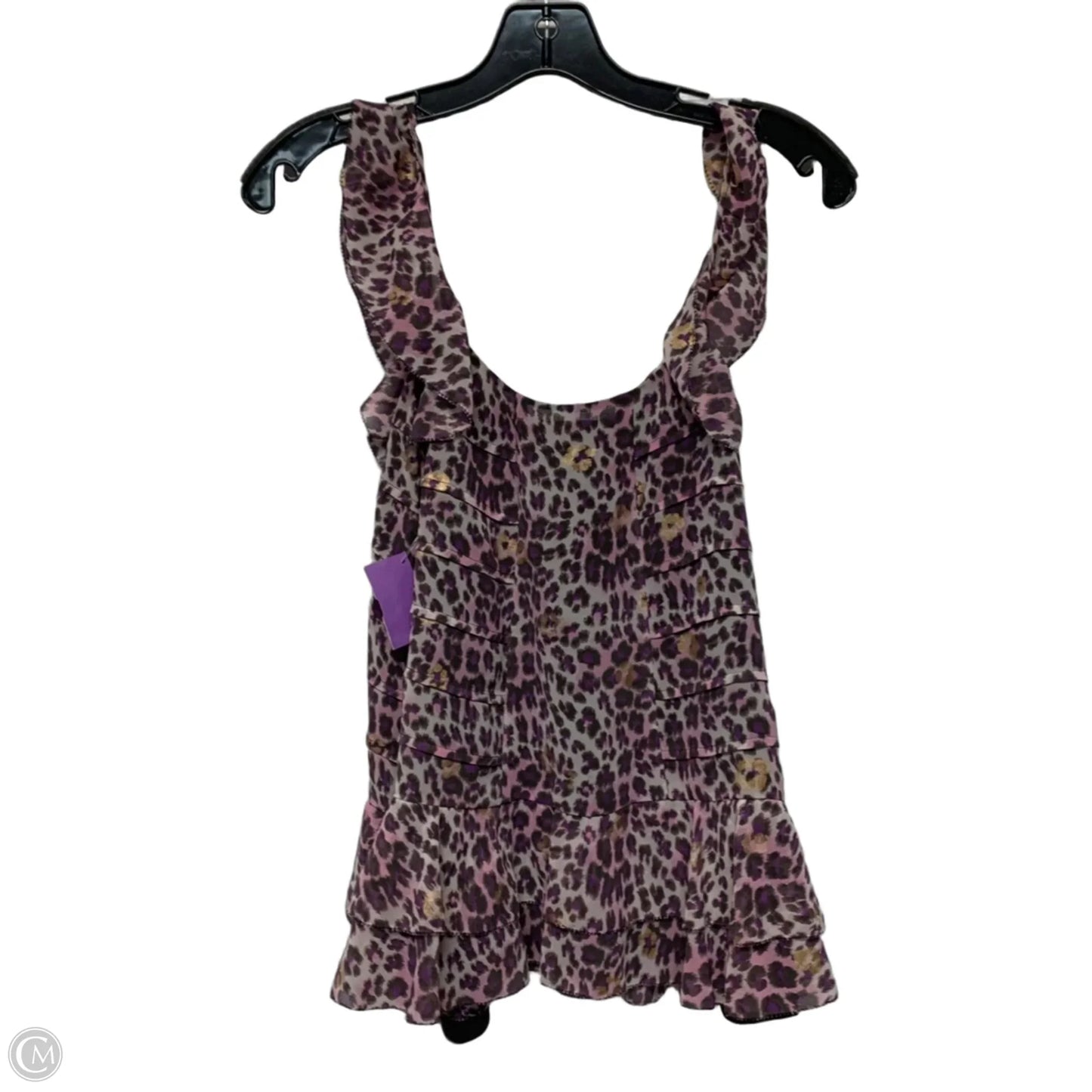 Top Sleeveless By Juicy Couture In Animal Print, Size: S
