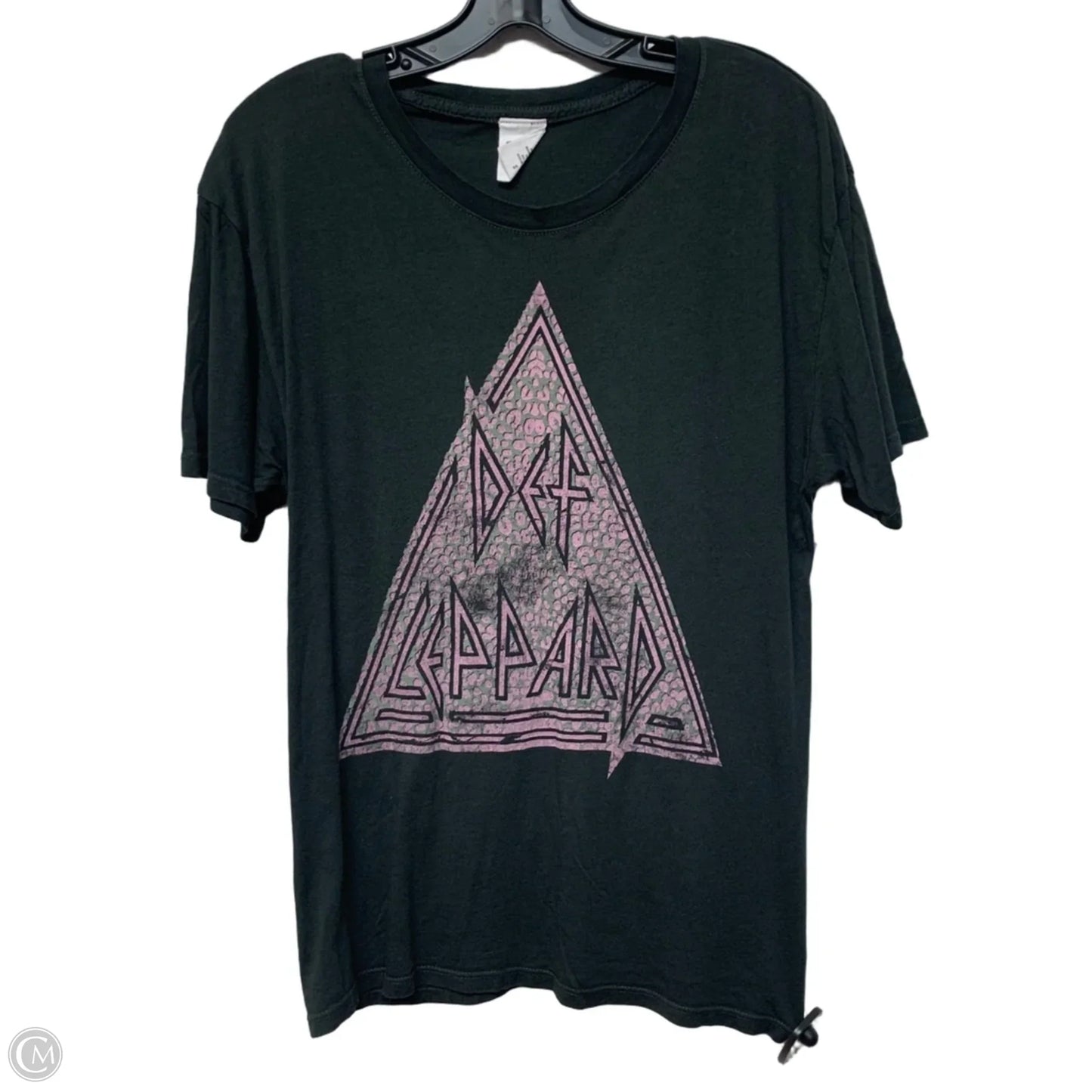 Top Short Sleeve By LetLuv In Grey, Size: S