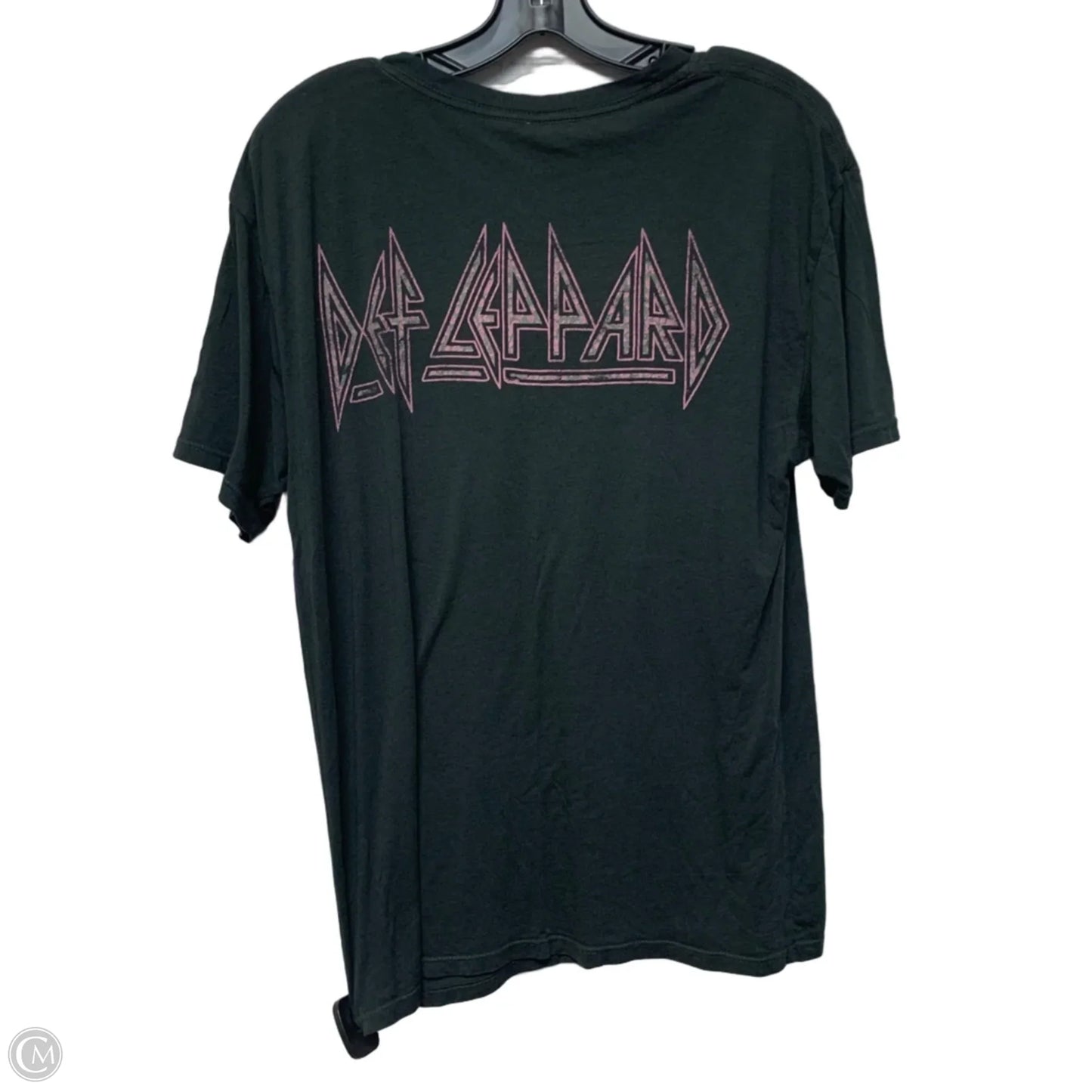 Top Short Sleeve By LetLuv In Grey, Size: S