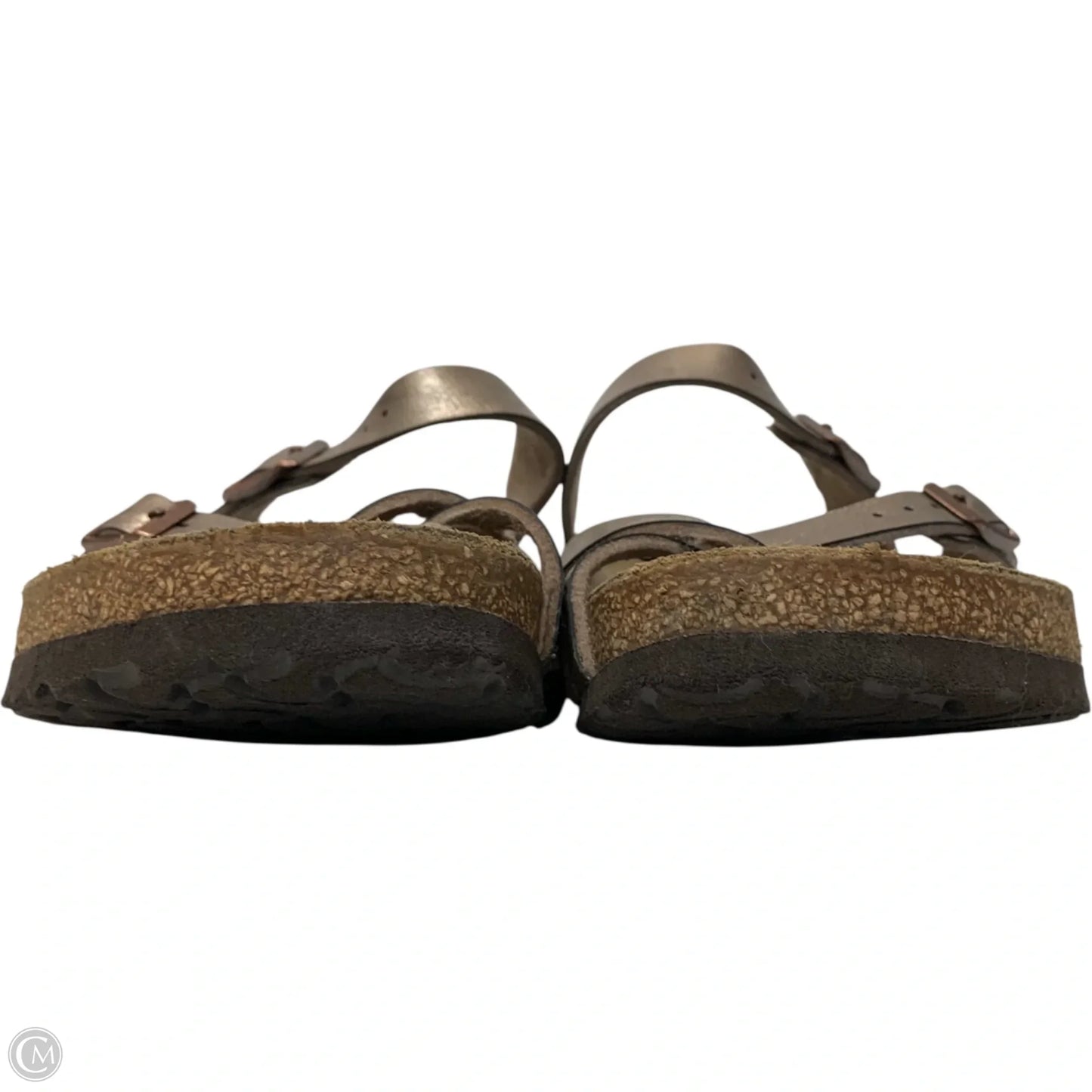 Sandals Flats By Birkenstock In Bronze, Size: 7