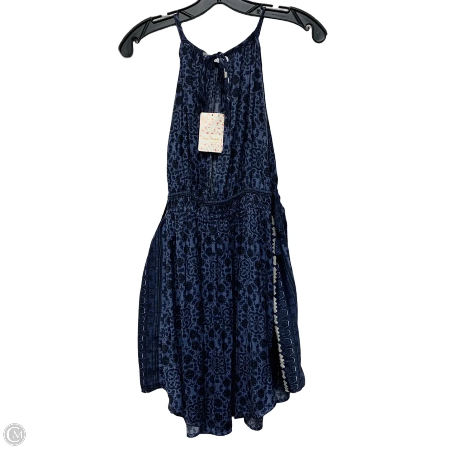 Dress Casual Short By Free People In Black & Blue, Size: L
