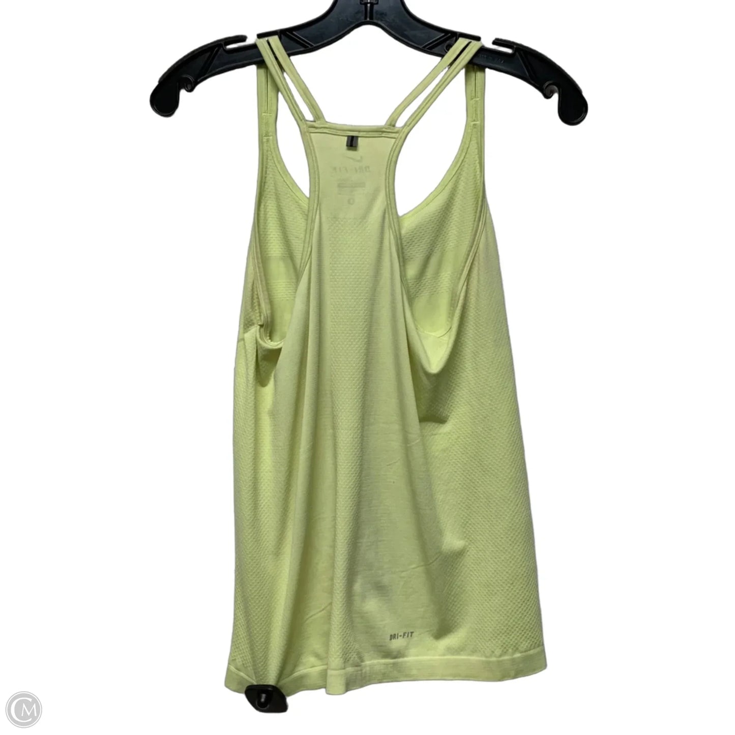 Athletic Tank Top By Nike Apparel In Yellow, Size: S