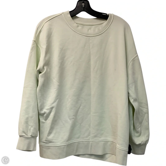 Athletic Sweatshirt Crewneck By Lululemon In Yellow, Size: Xs