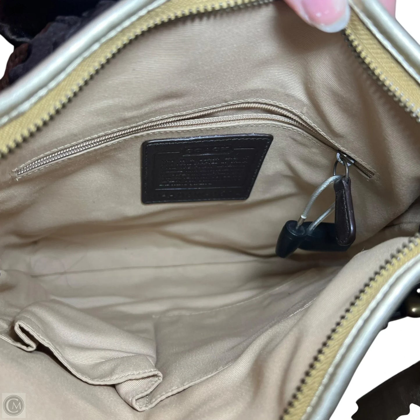 Handbag Designer By Coach, Size: Medium