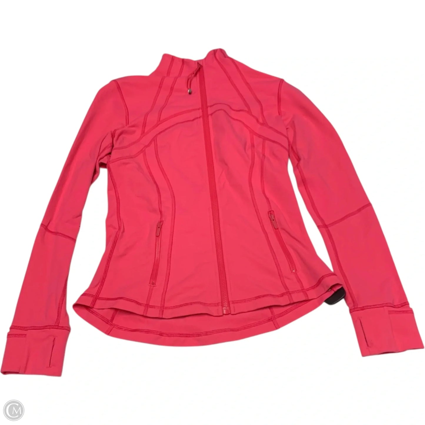 Athletic Jacket By Lululemon In Pink, Size: M