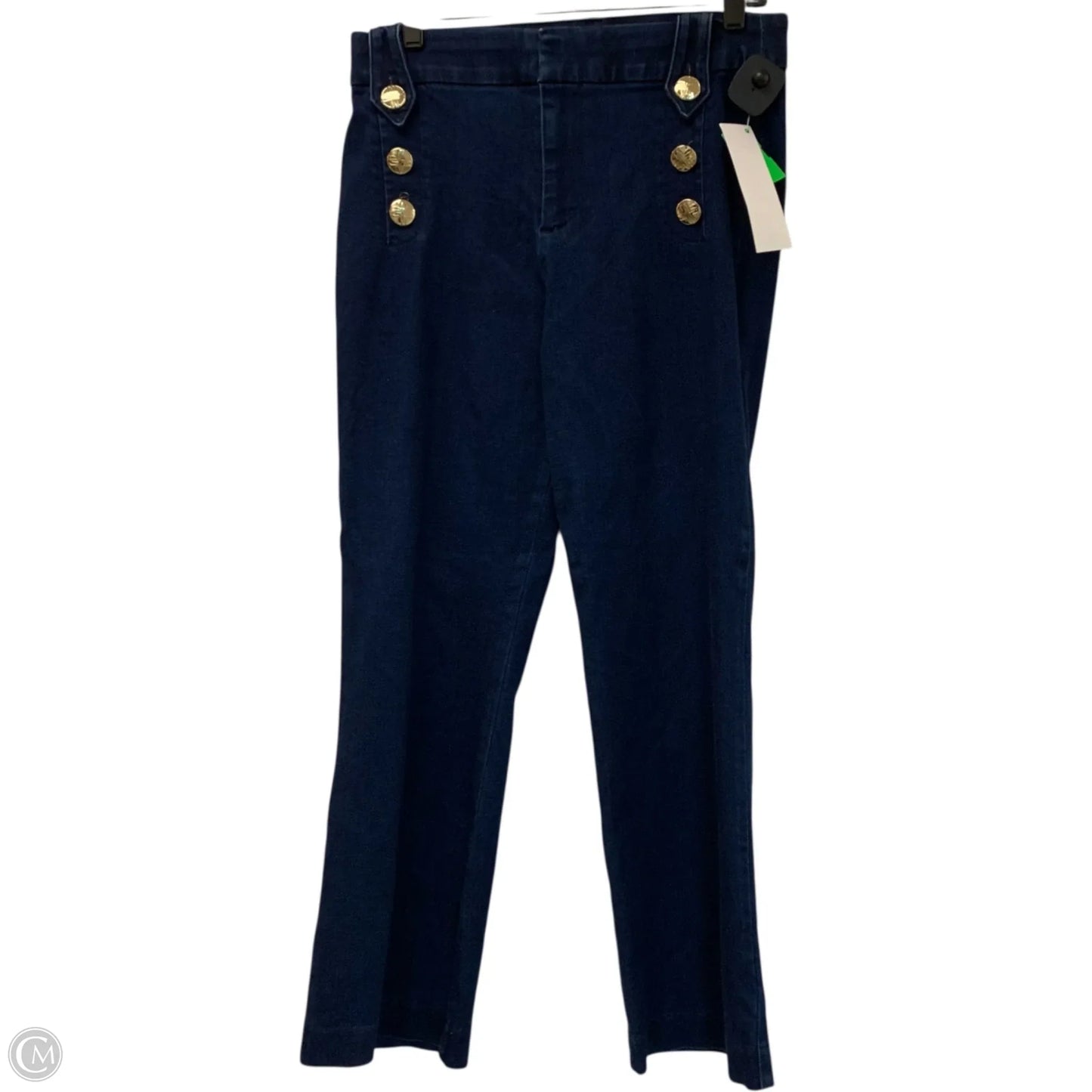 Pants Designer By Lilly Pulitzer In Blue Denim, Size: M