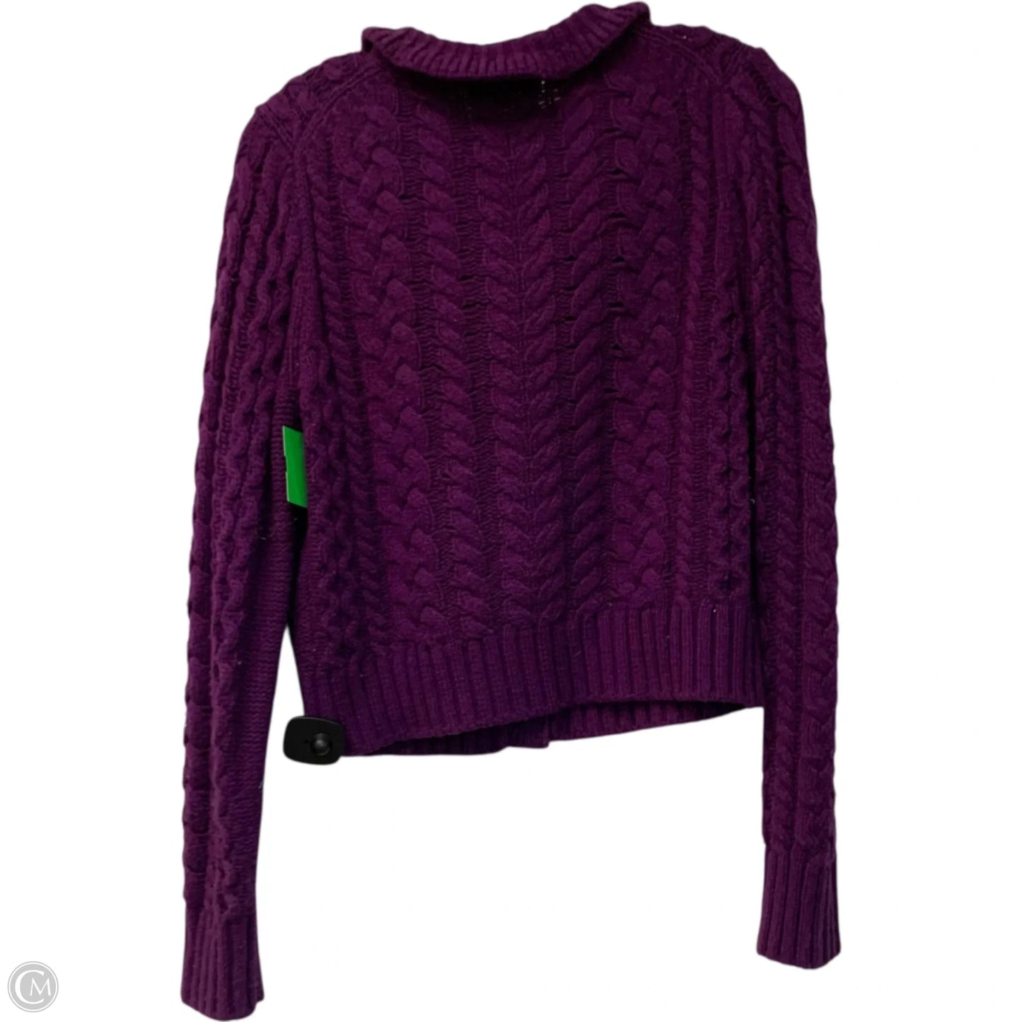 Sweater Cardigan By J. Crew In Purple, Size: M