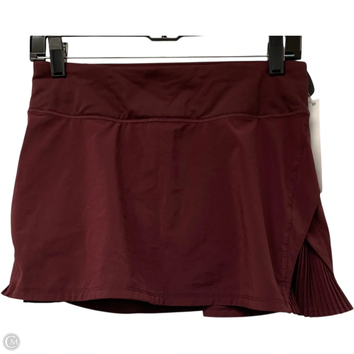 Athletic Skirt By Lululemon In Maroon, Size: S