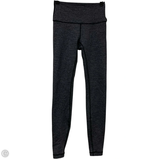 Athletic Leggings By Lululemon In Grey, Size: S
