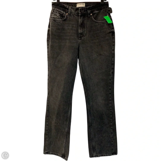 Jeans Straight By We The Free In Black Denim, Size: 8