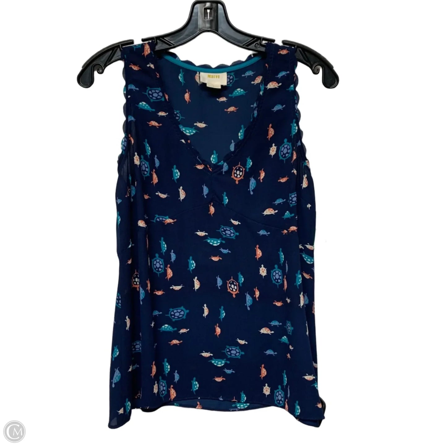 Top Sleeveless By Maeve In Navy, Size: Xs