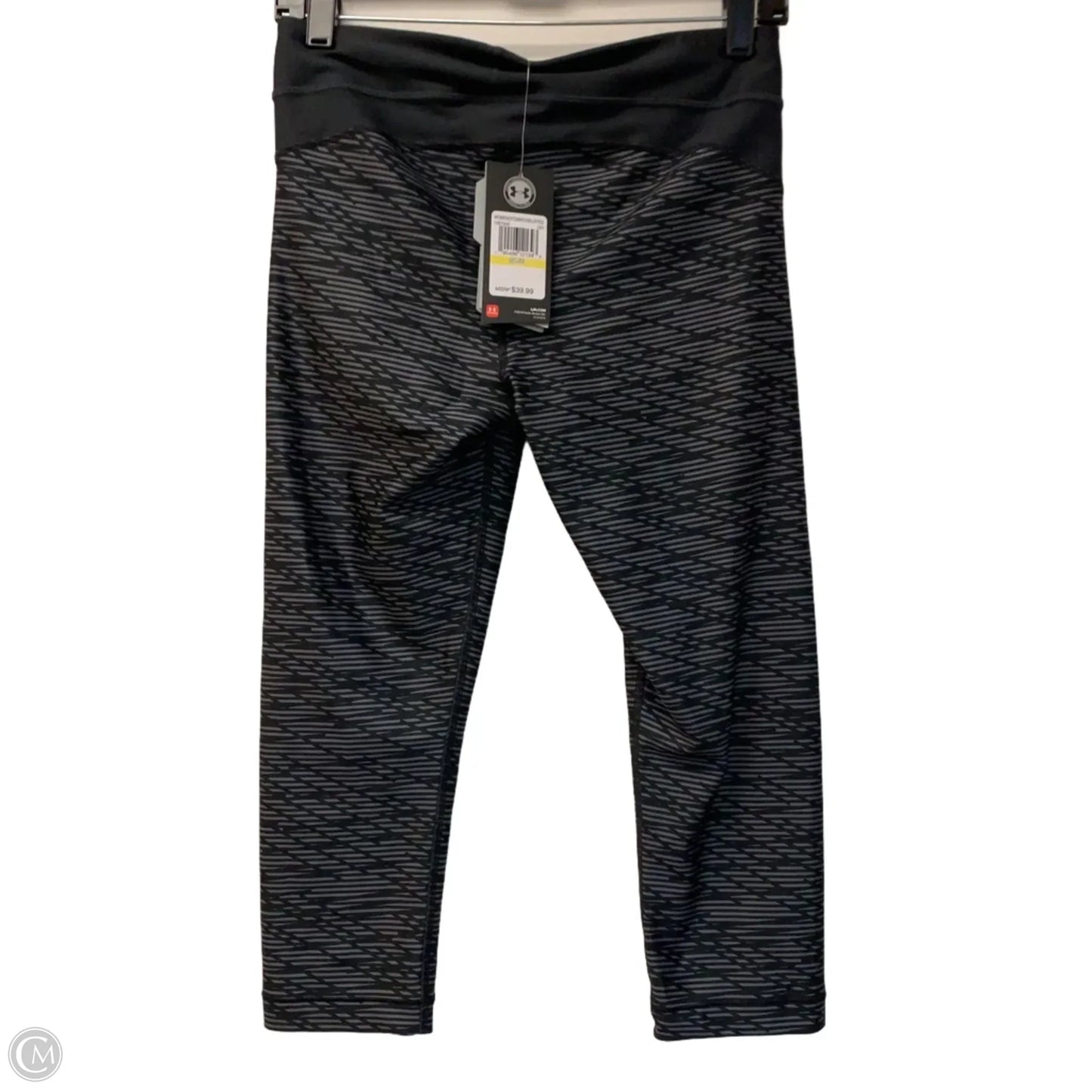 Athletic Capris By Under Armour In Grey, Size: M