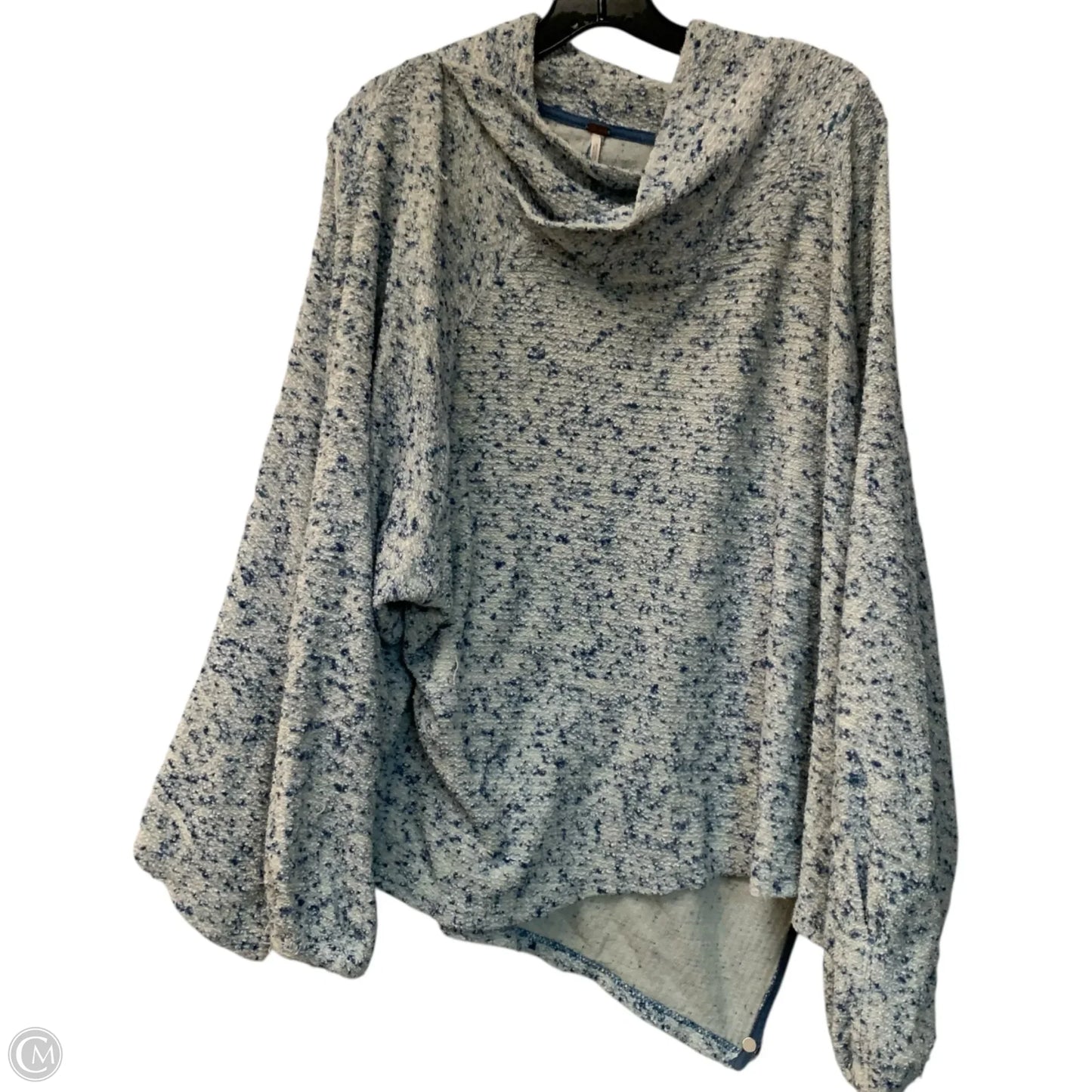 Sweater By Free People In Blue & White, Size: Xs