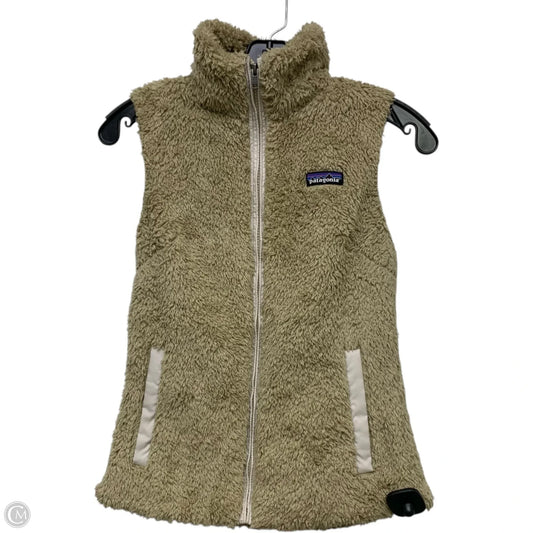 Vest Faux Fur & Sherpa By Patagonia In Tan, Size: Xs