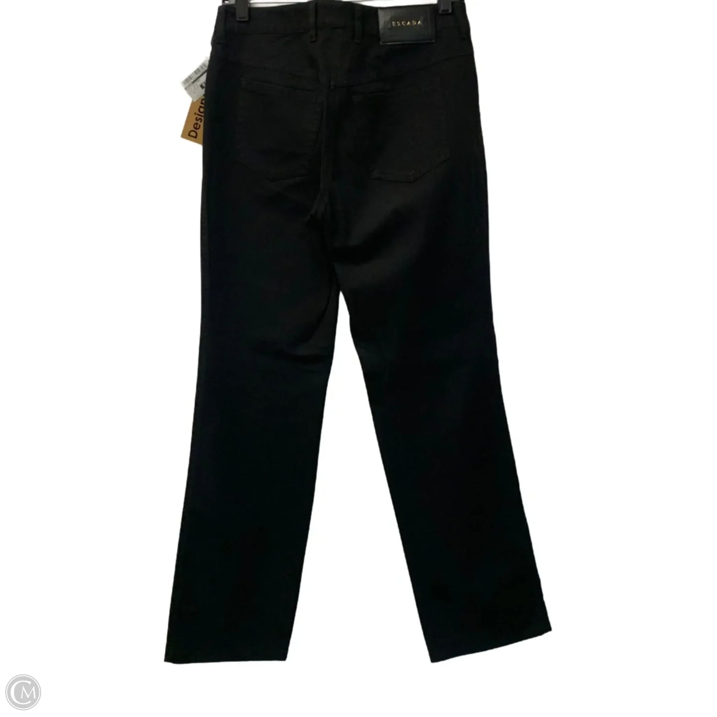 Jeans Designer By Escada In Black Denim, Size: S