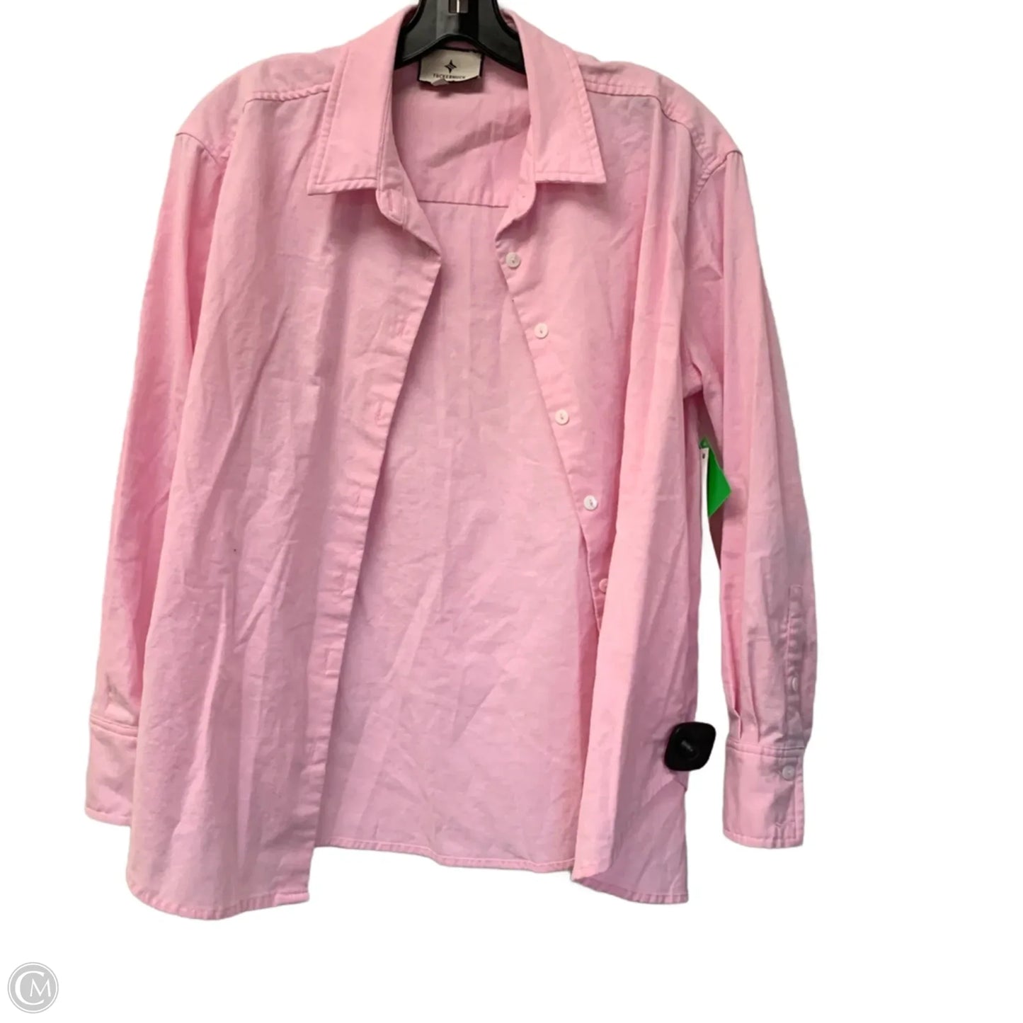 Top Long Sleeve By Tuckernuck In Pink, Size: Xxs