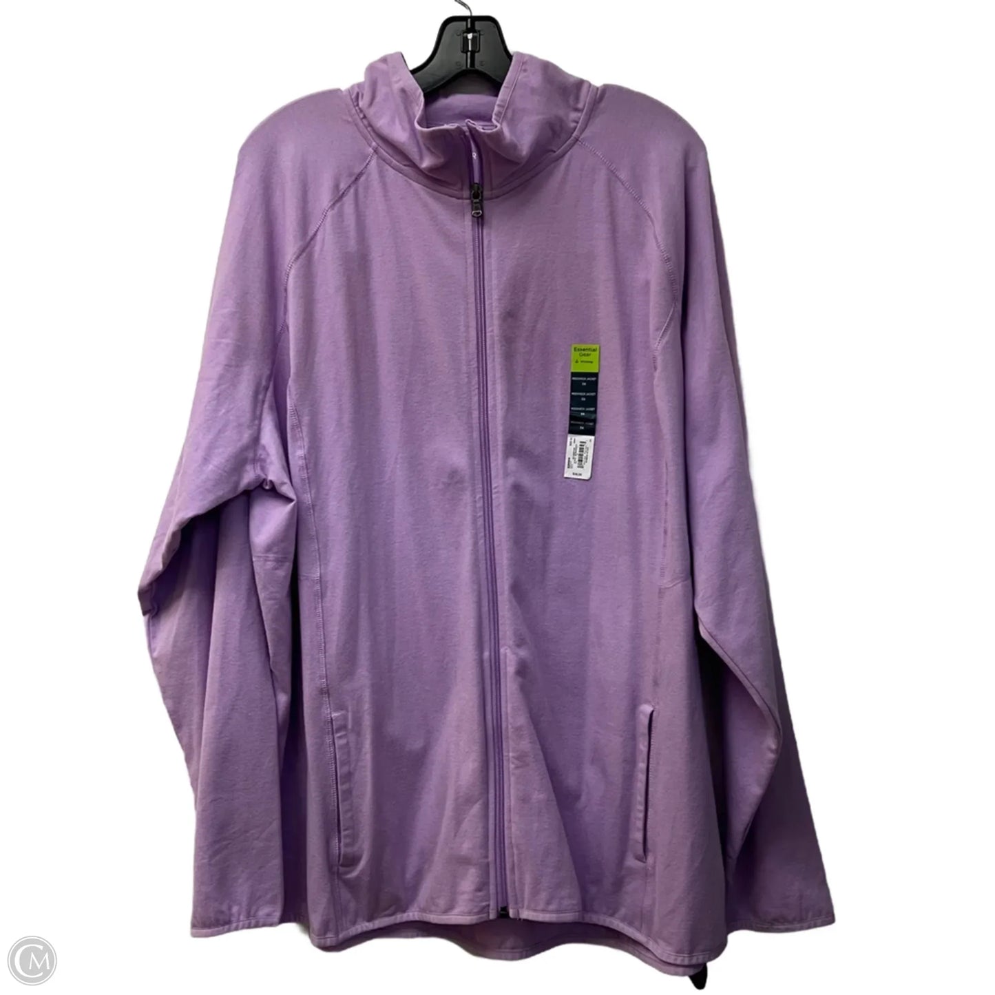 Athletic Jacket By Tek Gear In Purple, Size: 3x