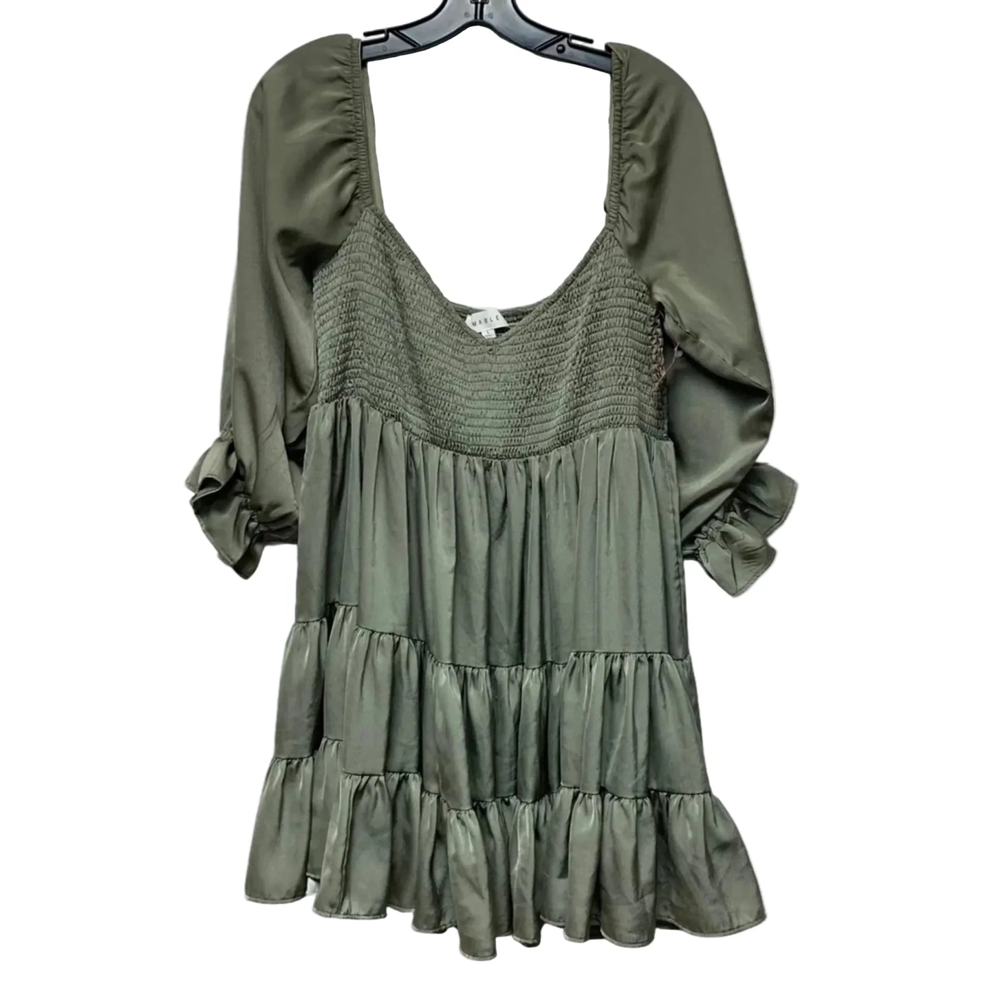 Dress Casual Short By Mable In Green, Size: L