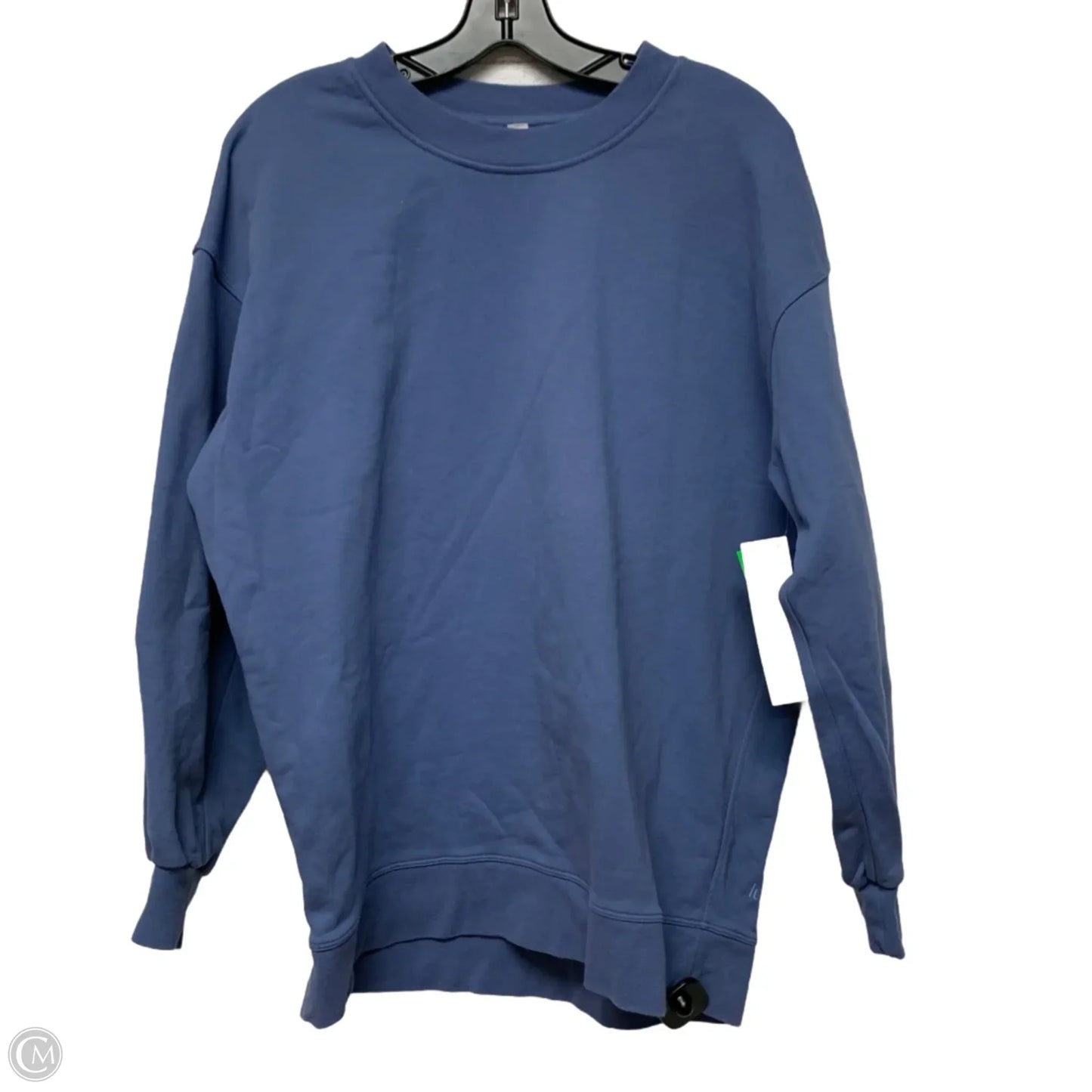 Athletic Sweatshirt Crewneck By Lululemon In Blue, Size: S