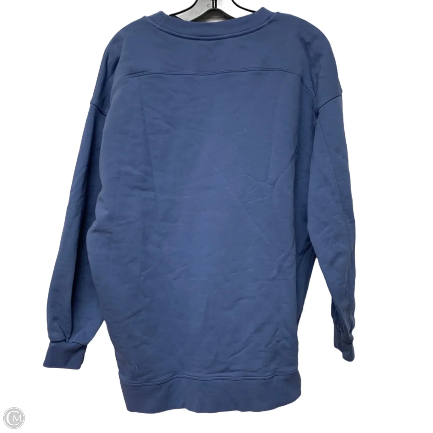 Athletic Sweatshirt Crewneck By Lululemon In Blue, Size: S