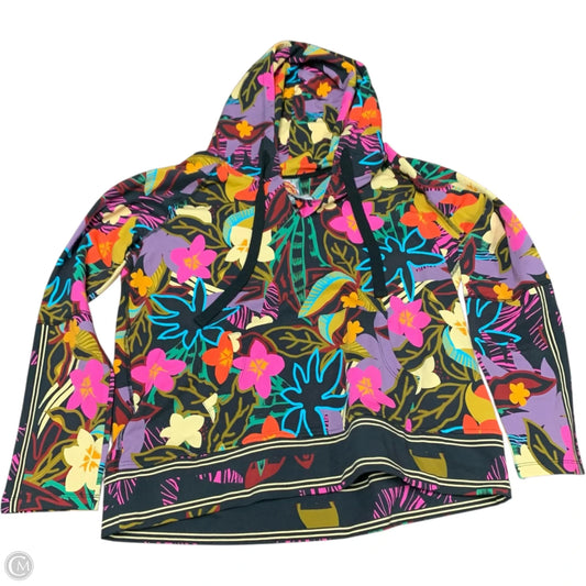 Sweatshirt Designer By Johnny Was In Multi-colored, Size: L