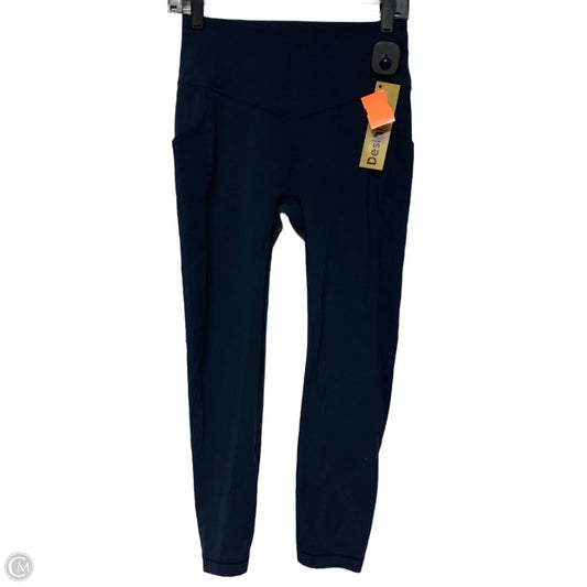 Athletic Leggings Capris By Lululemon In Navy, Size: S