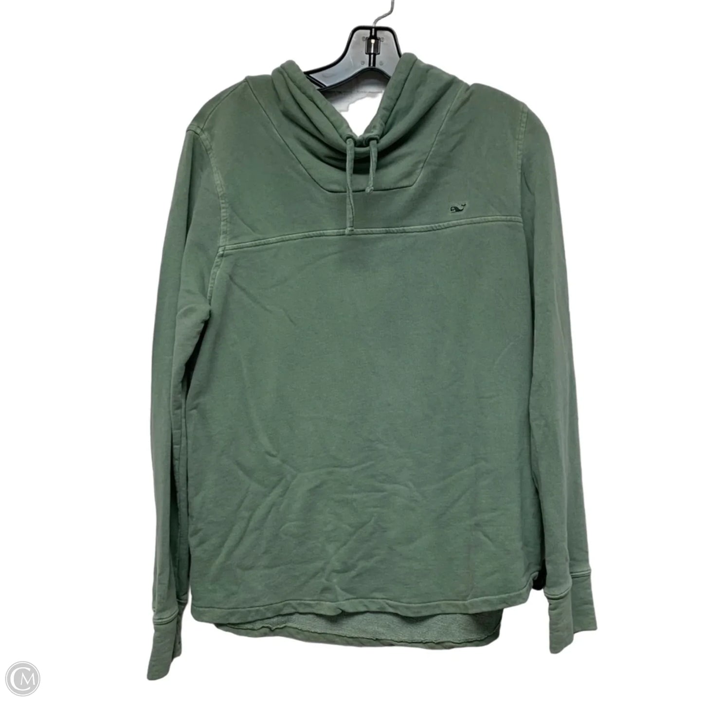 Sweatshirt Collar By Vineyard Vines In Green, Size: L