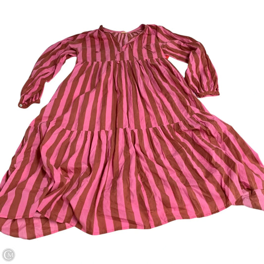 Dress Casual Maxi By matta In Orange & Pink, Size: M