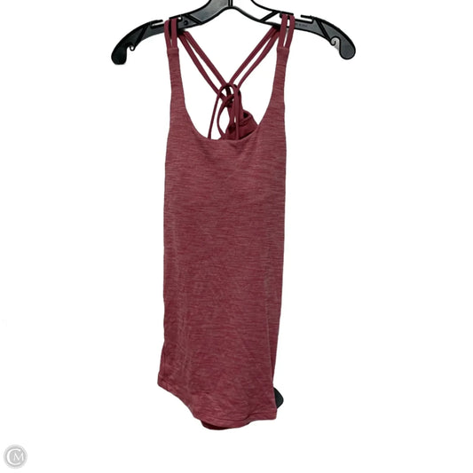 Athletic Tank Top By Lululemon In Pink, Size: S