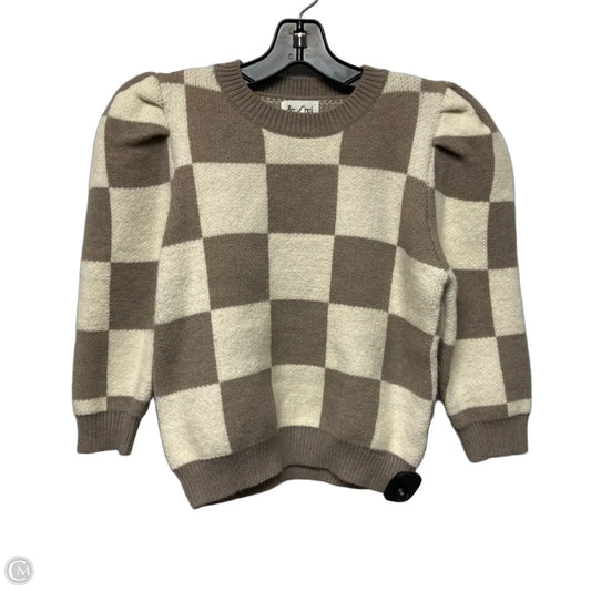 Sweater By &merci In Brown & Cream, Size: M