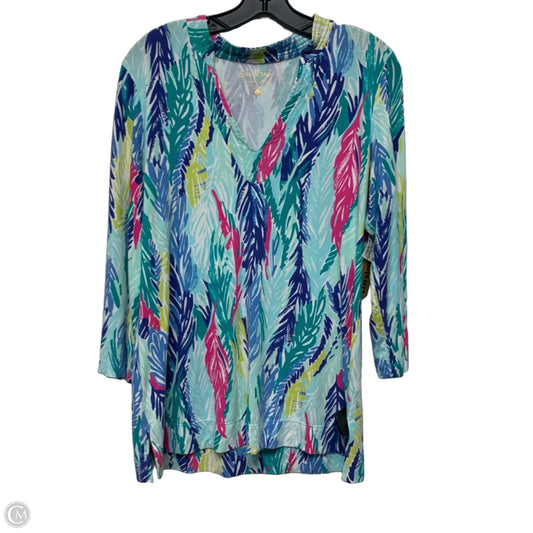 Dress Designer By Lilly Pulitzer In Blue & Purple, Size: M