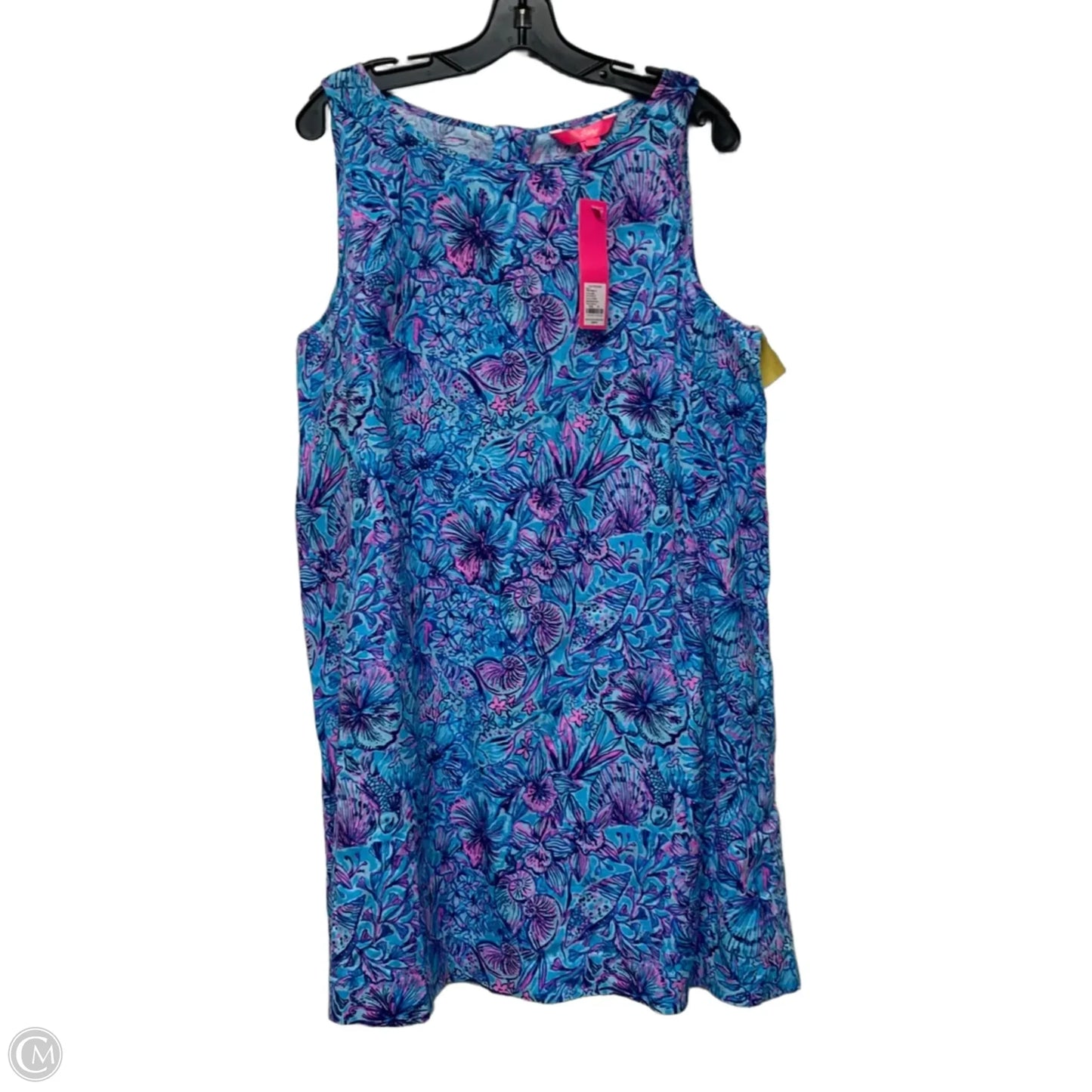 Dress Designer By Lilly Pulitzer In Blue & Purple, Size: L