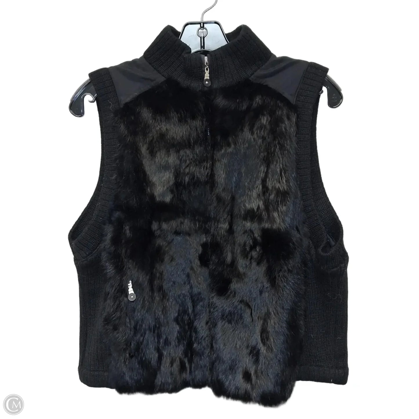 Vest Faux Fur & Sherpa By Jamie Sadock In Black, Size: S