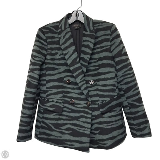 Blazer By Ann Taylor In Black & Green, Size: Sp