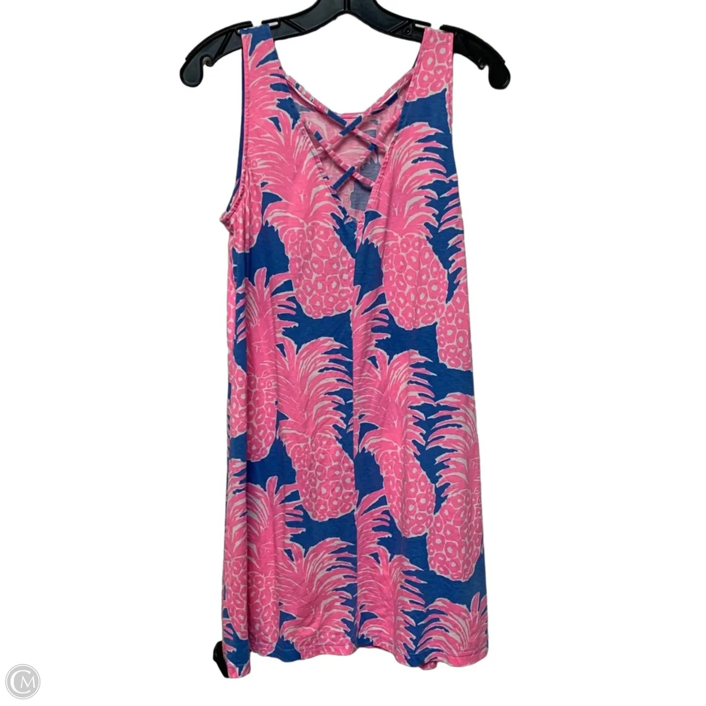 Dress Designer By Lilly Pulitzer In Blue & Pink, Size: M