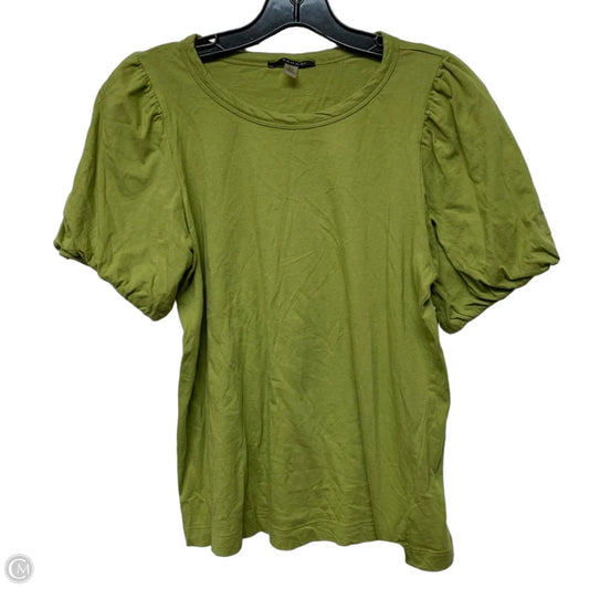 Top Short Sleeve By Tahari In Green, Size: M