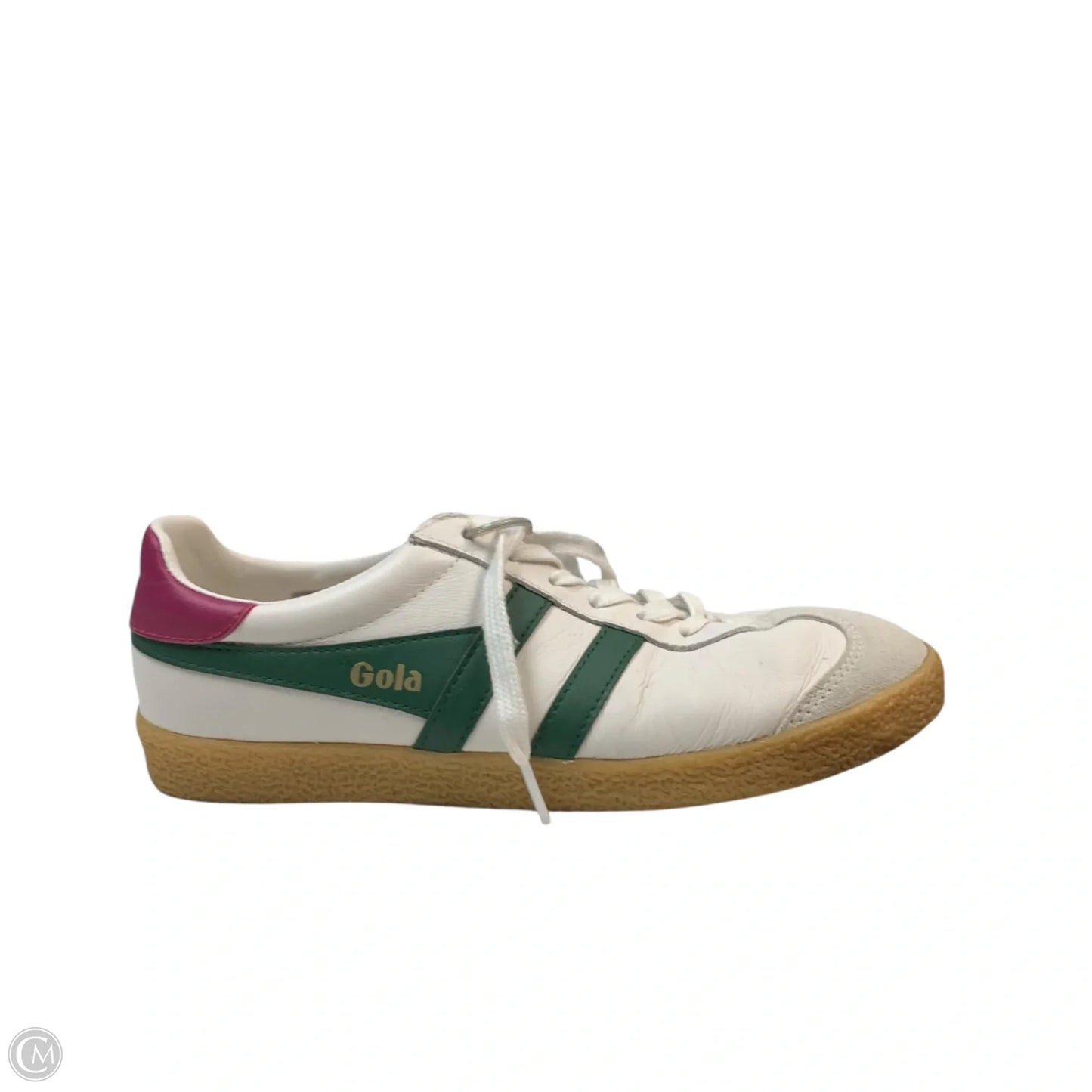 Shoes Sneakers By Gola In Green & White, Size: 8