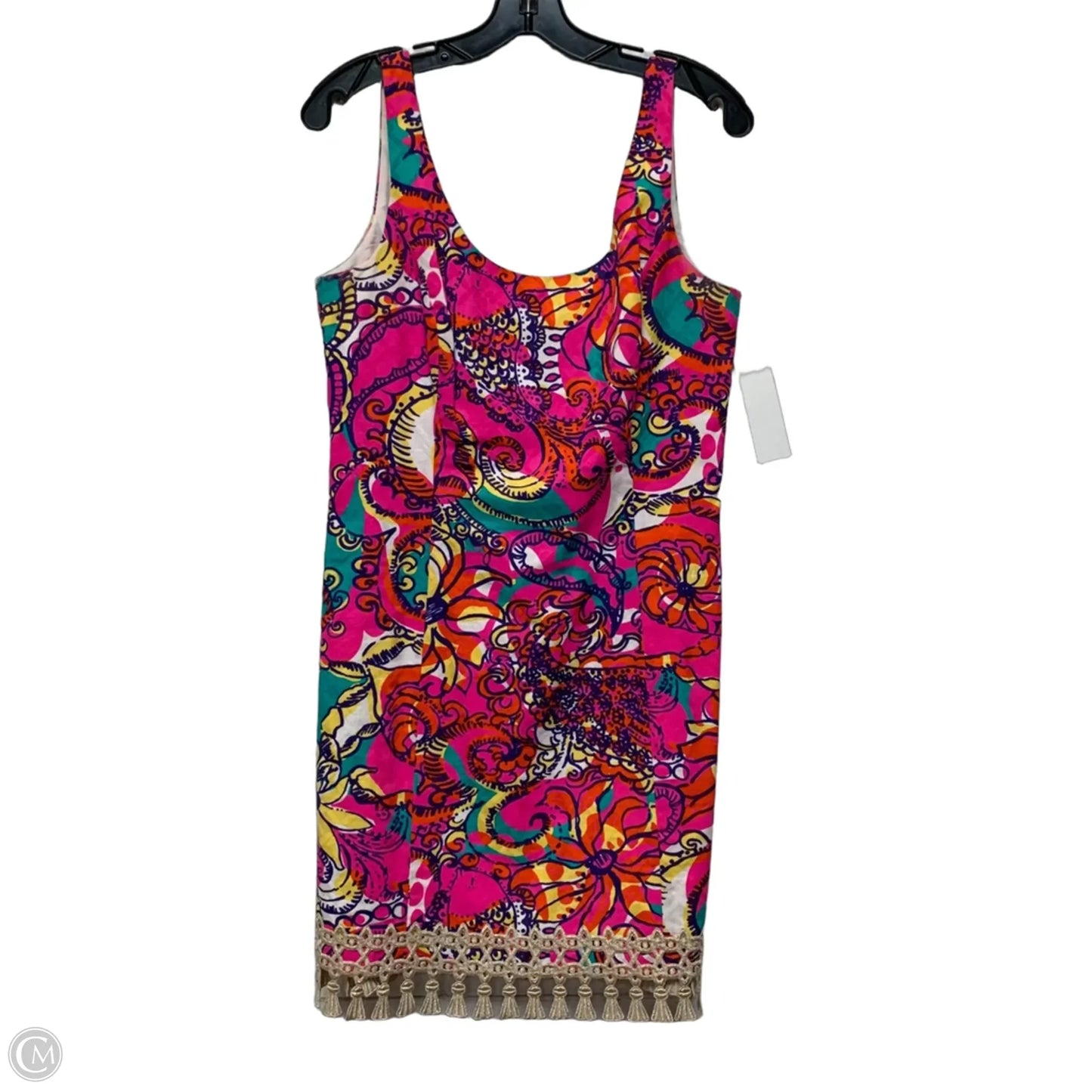 Dress Designer By Lilly Pulitzer In Orange & Pink, Size: M